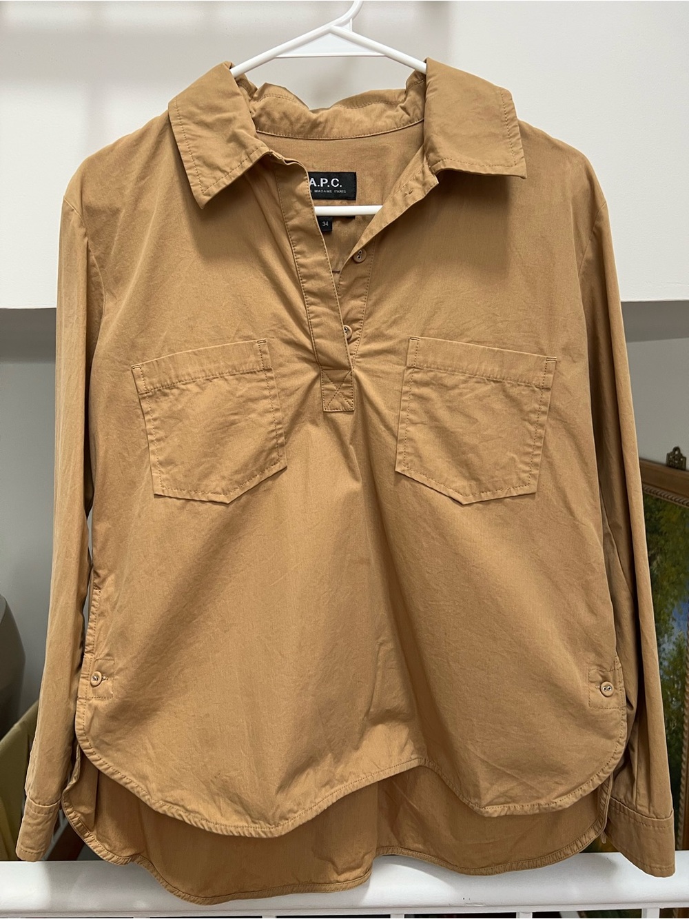 A.P.C. Beige Chelsea Shirt